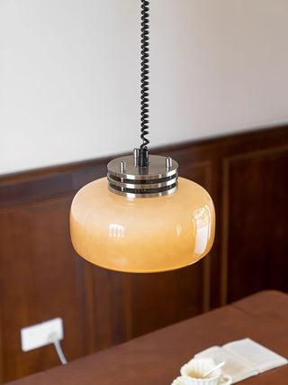 Ebb Industrial Glass Pendant Light