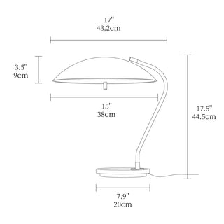 Aurelia Modern Metal Table Lamp