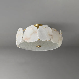Amara Alabaster Flush Mount Light - Blowlighting