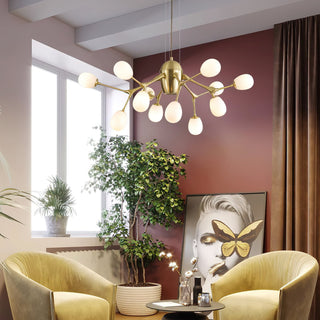 Valery Modern Brass Branching Pendant Light