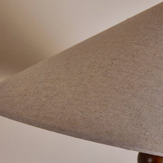 Jasper Bohemian Wood & Fabric Floor Lamp