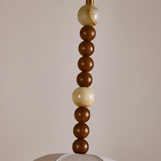 Vanora Beige Brass Pendant Light
