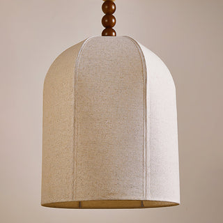 Vanora Beige Brass Pendant Light