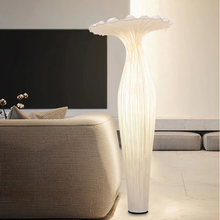 Vase Floral Fabric Floor Light