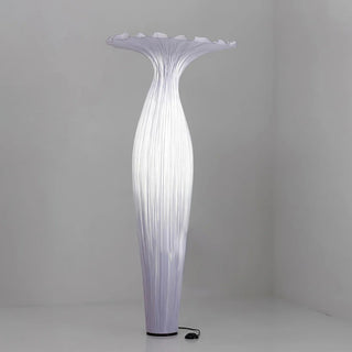 Vase Floral Fabric Floor Light