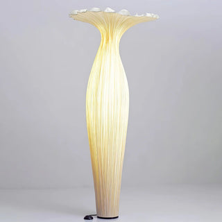 Vase Floral Fabric Floor Light