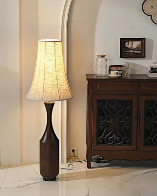 Vase Silhouette Vintage Wood Floor Light