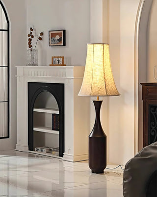 Vase Silhouette Vintage Wood Floor Light