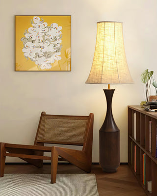 Vase Silhouette Vintage Wood Floor Light