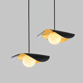 Vatoz Modern Black  Alabaster Pendant Light