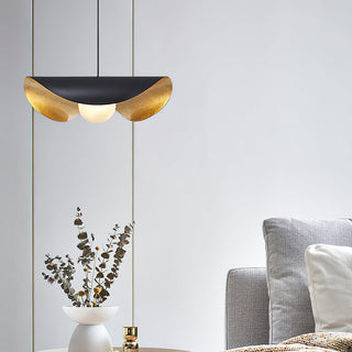 Vatoz Modern Black  Alabaster Pendant Light