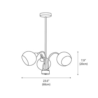 Vecchio Industrial Metal Chandelier