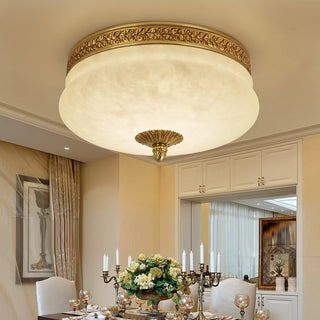 Seraphine Classic Alabaster Ceiling Light