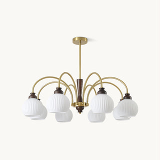 Elowen Vintage Brass Chandelier
