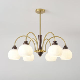 Elowen Vintage Brass Chandelier
