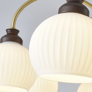 Elowen Vintage Brass Chandelier