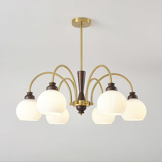 Elowen Vintage Brass Chandelier