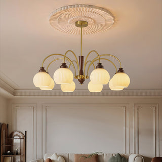 Elowen Vintage Brass Chandelier