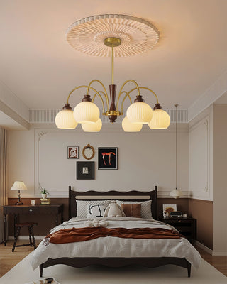 Elowen Vintage Brass Chandelier