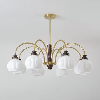 Elowen Vintage Brass Chandelier