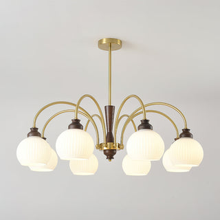 Elowen Vintage Brass Chandelier