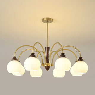 Elowen Vintage Brass Chandelier