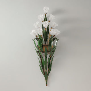 Flora Rustic Iron Wall Sconce