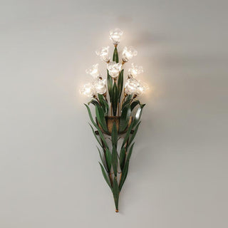Flora Rustic Iron Wall Sconce
