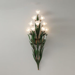 Flora Rustic Iron Wall Sconce
