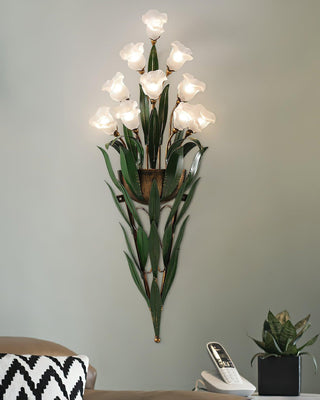 Flora Rustic Iron Wall Sconce