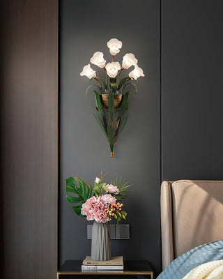 Flora Rustic Iron Wall Sconce