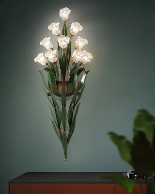 Flora Rustic Iron Wall Sconce