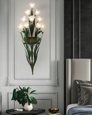 Flora Rustic Iron Wall Sconce