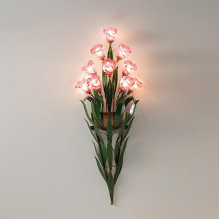Flora Rustic Iron Wall Sconce
