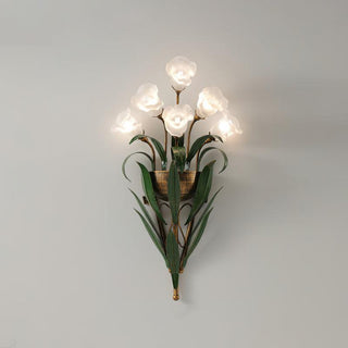 Flora Rustic Iron Wall Sconce