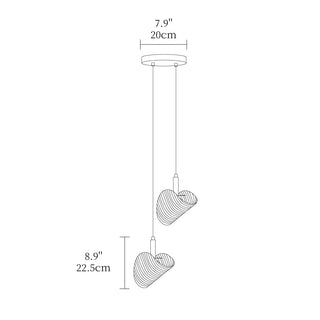Vortex Elegant Glass Pendant Light