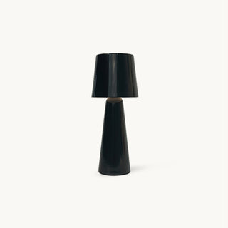 Villeroy Black Aluminum Table Lamp