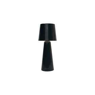 Villeroy Black Aluminum Table Lamp