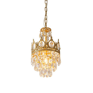 Elara Vintage Crystal Chandelier
