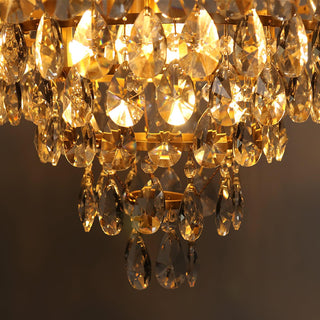 Elara Vintage Crystal Chandelier