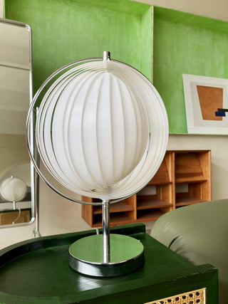 Vintage Moon Minimalist Metal Table Light