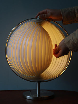 Vintage Moon Minimalist Metal Table Light
