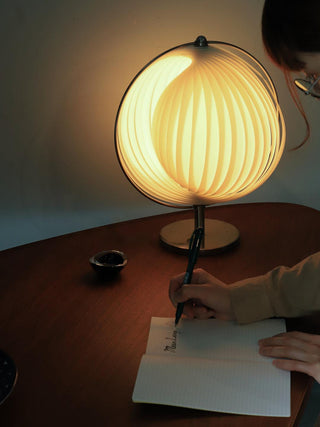 Vintage Moon Minimalist Metal Table Light