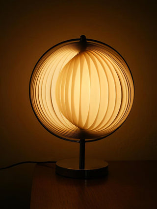 Vintage Moon Minimalist Metal Table Light