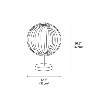 Vintage Moon Minimalist Metal Table Light