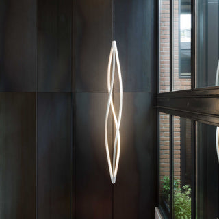 Twist Aluminum LED Pendant Light