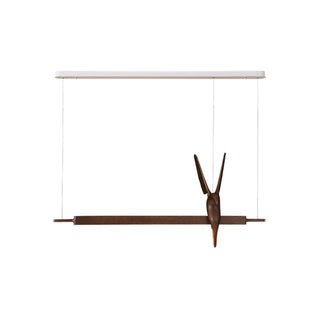 Perch Avian Wood Chandelier