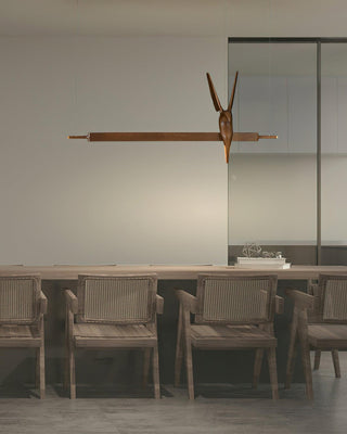 Perch Avian Wood Chandelier