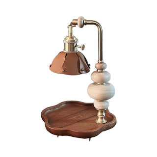 Lignum Industrial Wood Table Light
