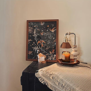 Lignum Industrial Wood Table Light
